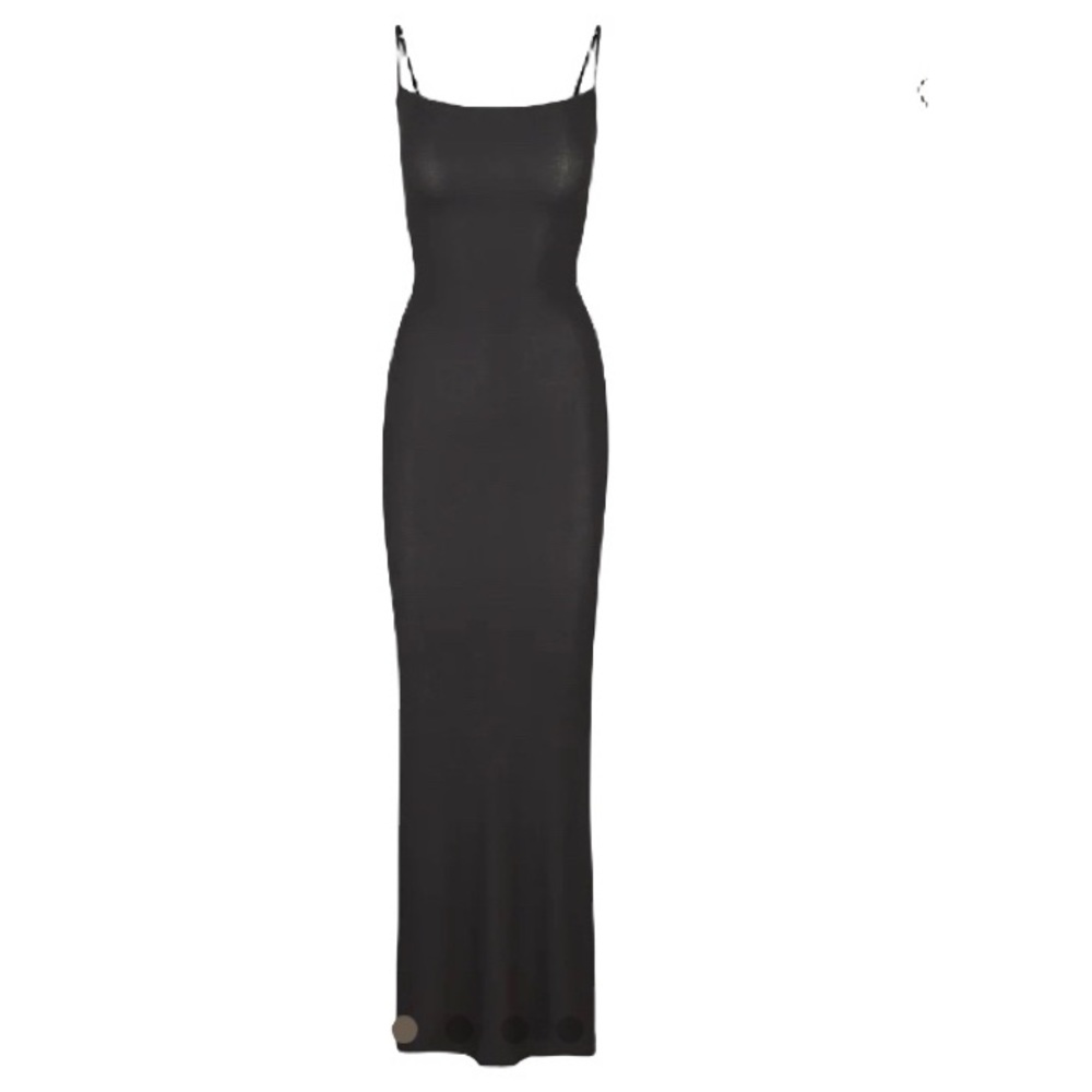 NWT Skims Onyx Soft Lounge Long Slipdress - Sz M - Picture 4 of 10